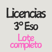 Licencia 3º ESO lote