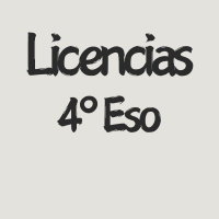 Licencias 4º ESO