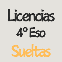 Licencias 4º ESO sueltas