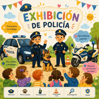 Exhibición policía 3 Primaria