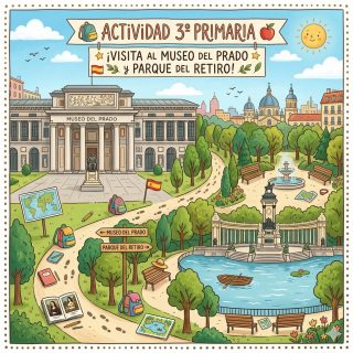 Museo del Prado y Parque del Retiro 3 Primaria