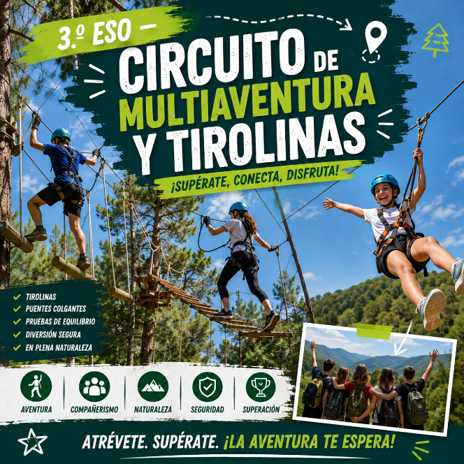 3º ESO Circuito multiaventuras